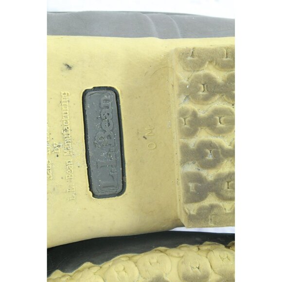 LL Bean Brown Leather Lace Up Gore-Tex Insulated Hunting Duck Boots Size 14 M - Picture 10 of 11